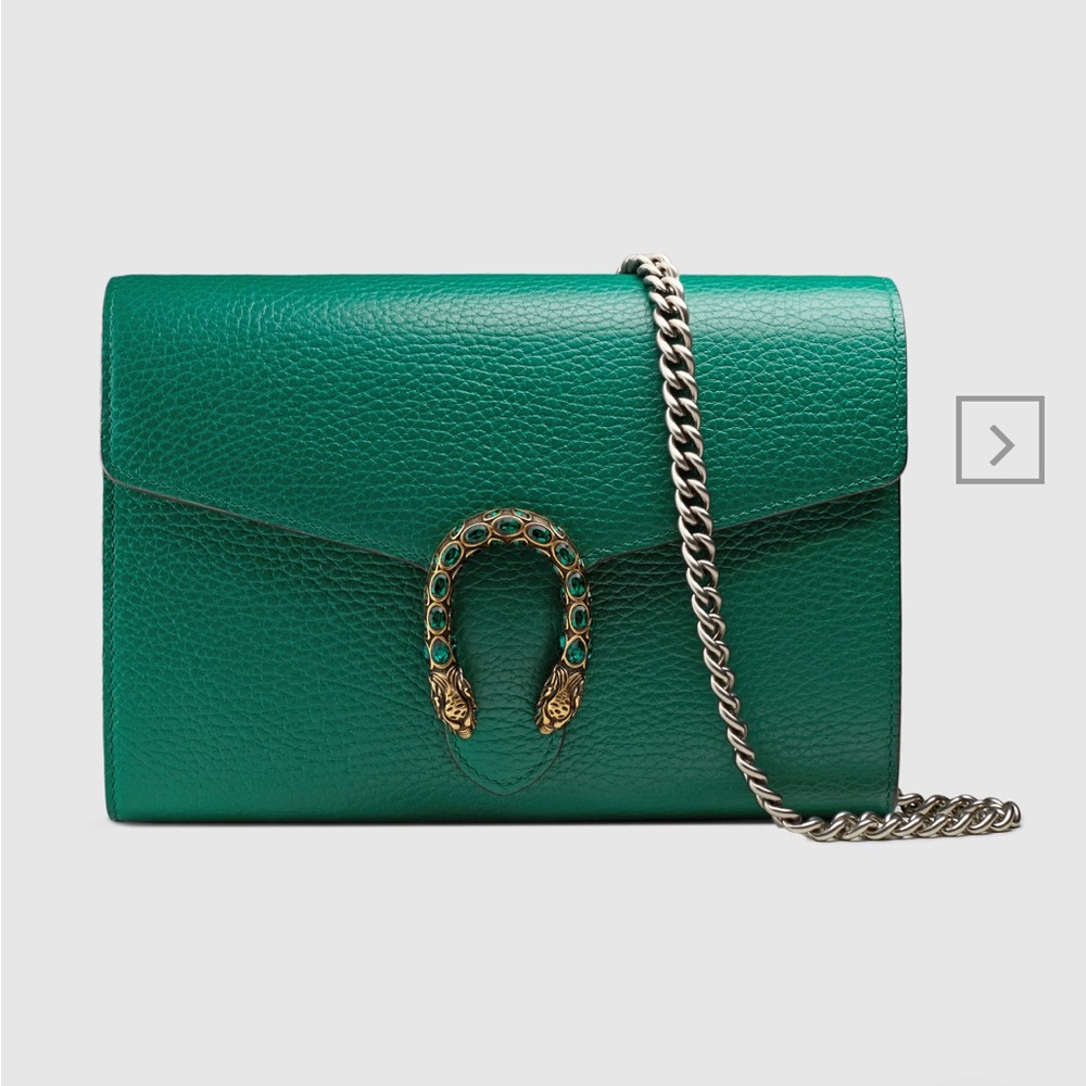 Gucci Dionysus Mini Leather Chain Wallet - Picture 15 of 16